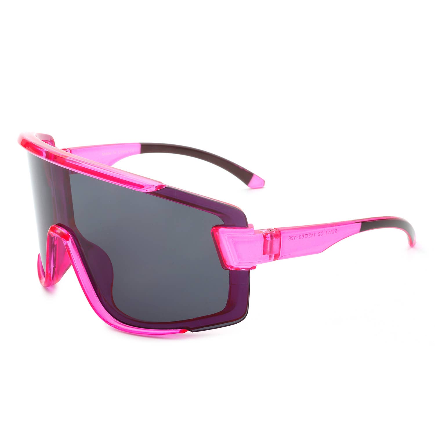 Oversize Sporty Square Chunky Shield Sunglasses