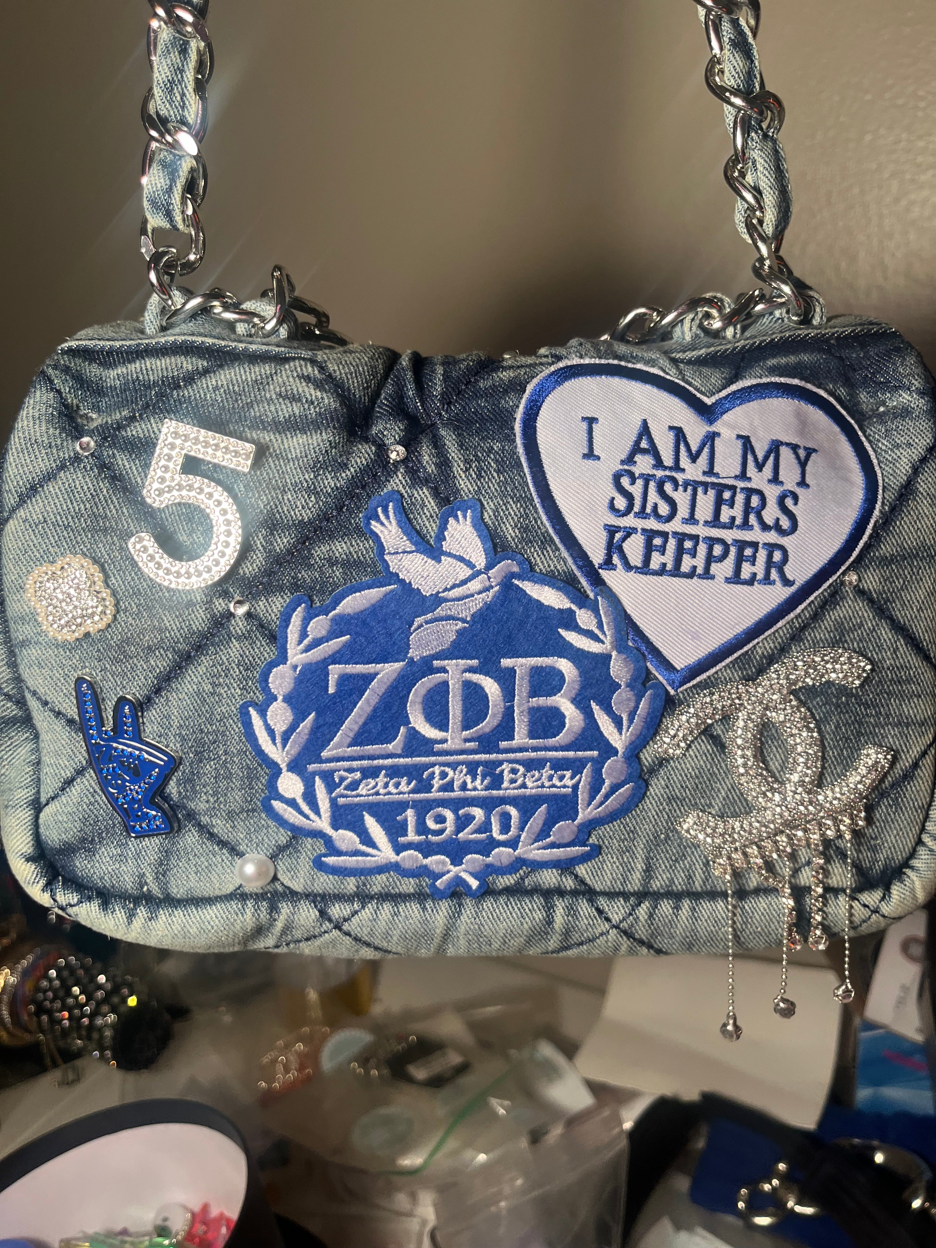Zeta Denim Bag