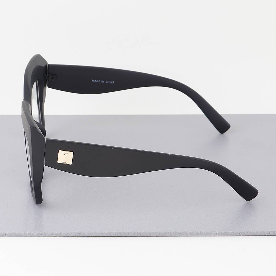 Matte Cateye Optical Glasses