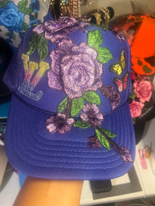 Purple custom Trucker