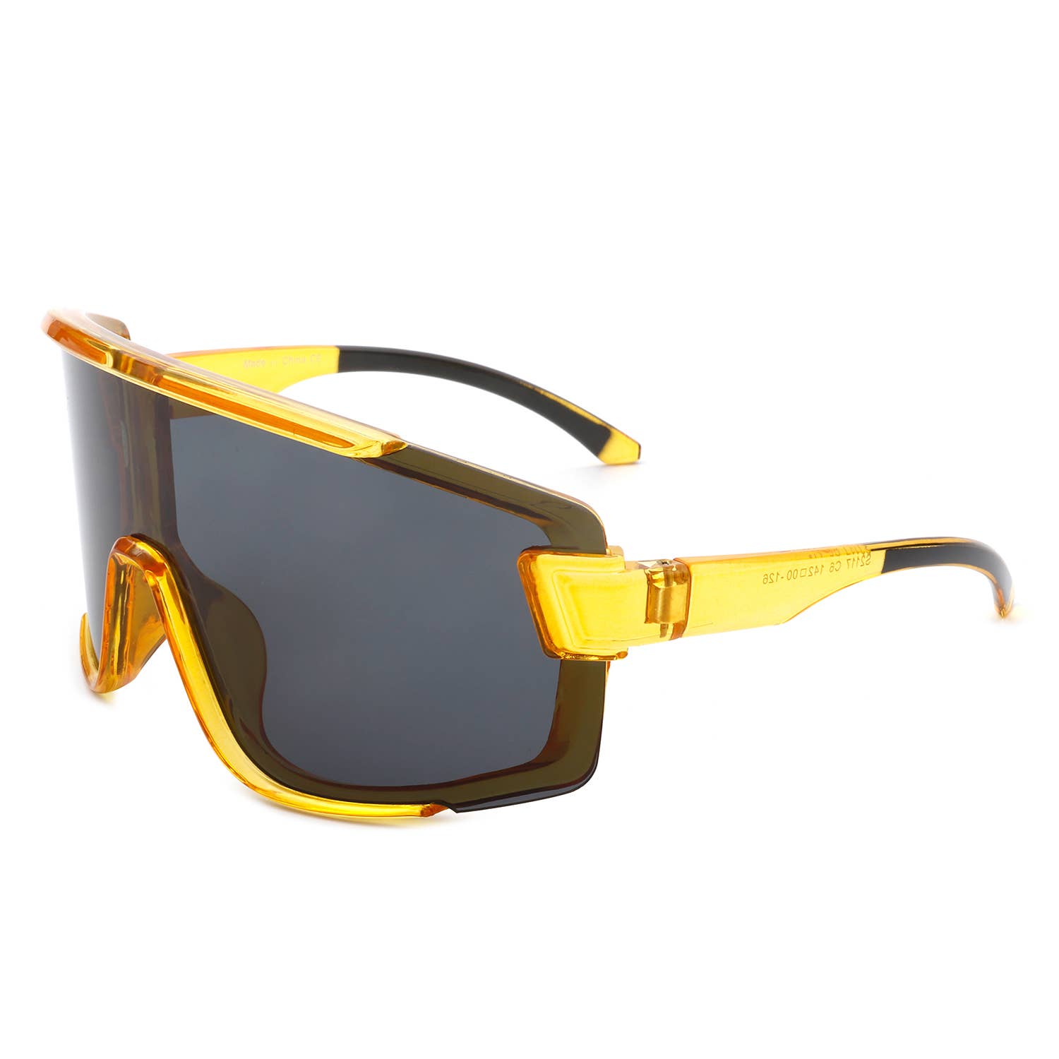 Oversize Sporty Square Chunky Shield Sunglasses