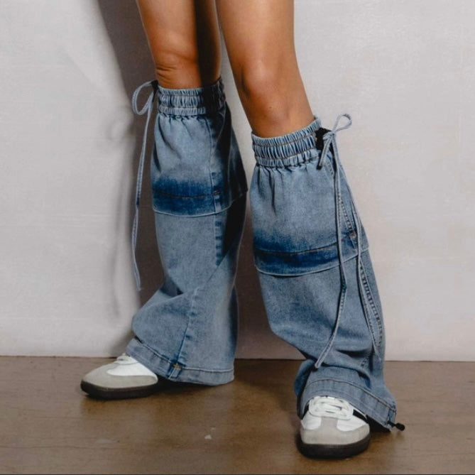 Denim Leg warmers