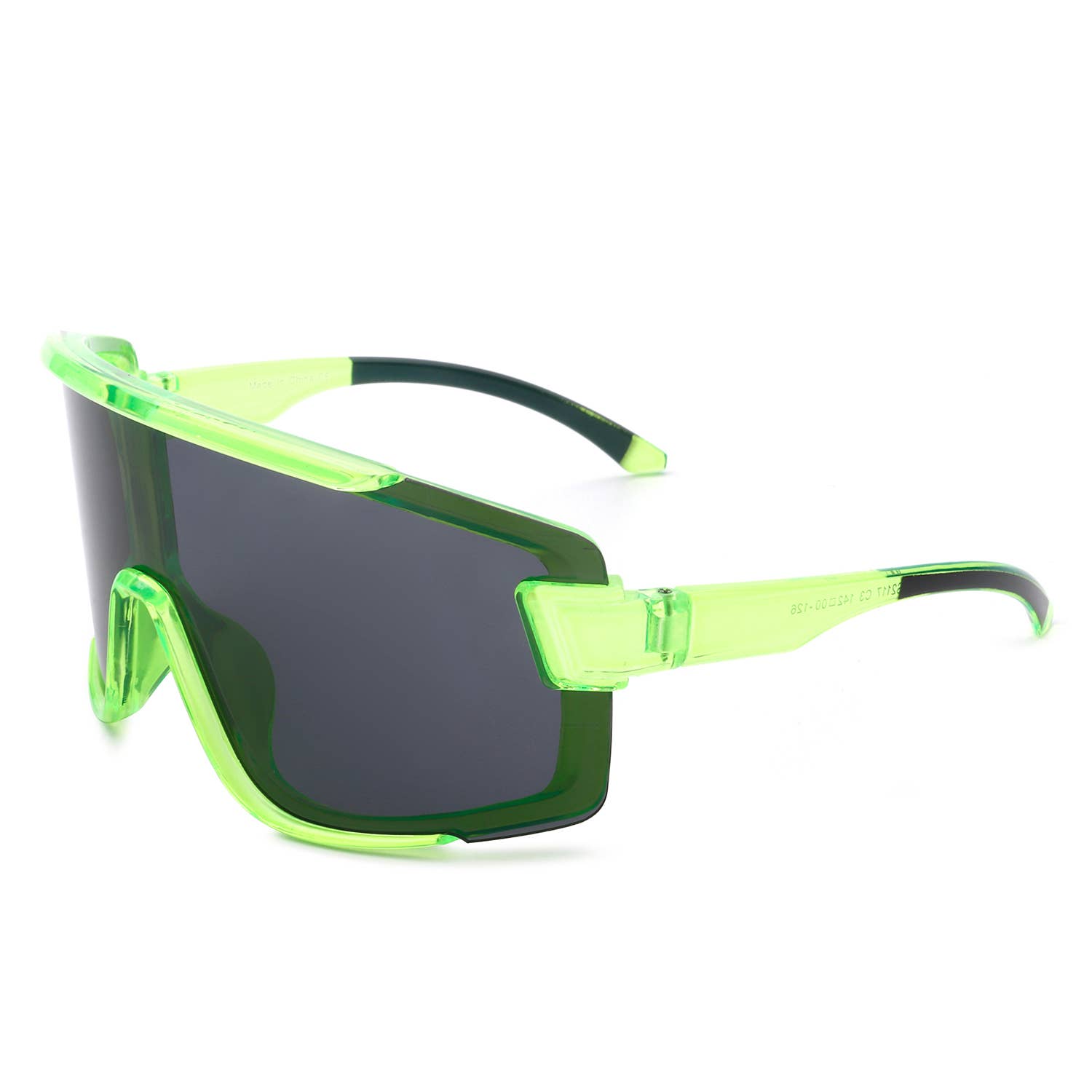Oversize Sporty Square Chunky Shield Sunglasses