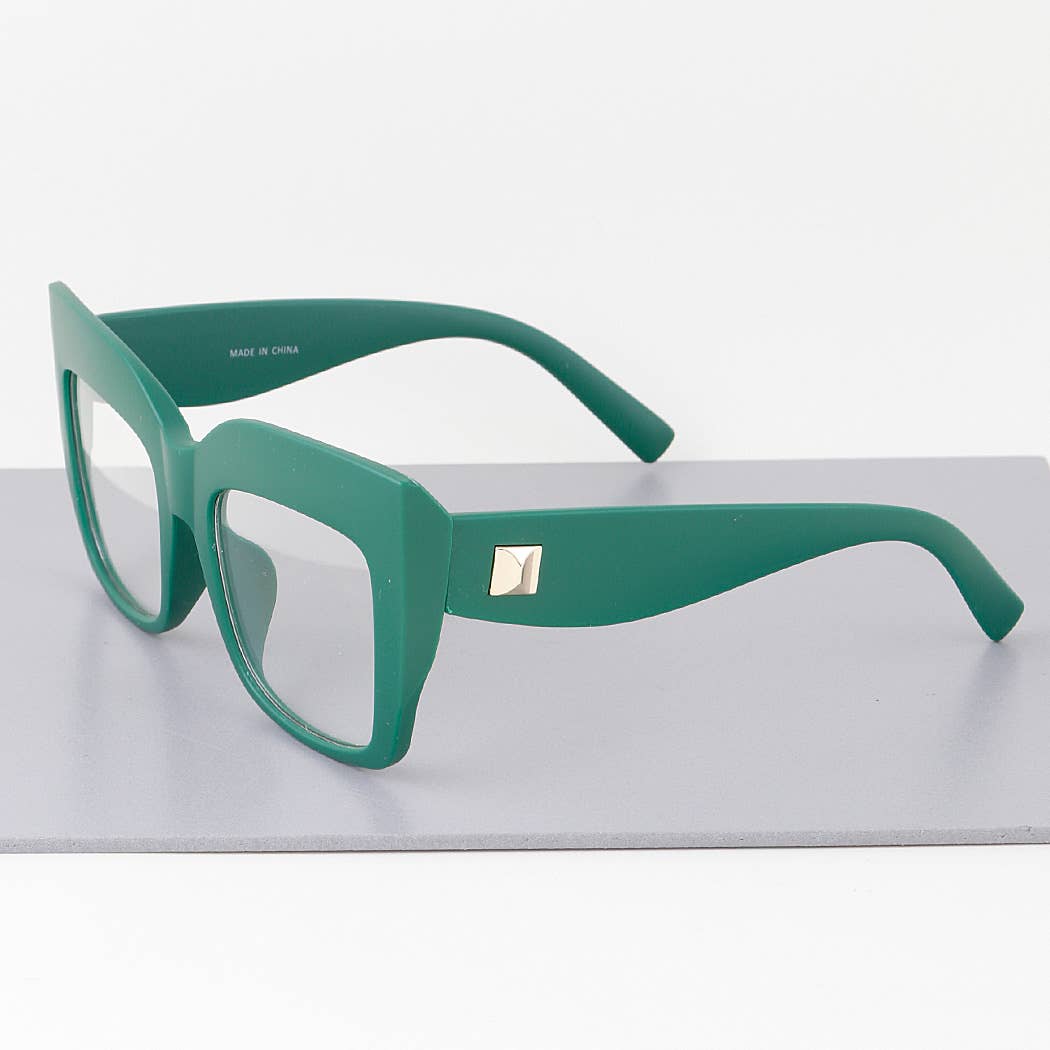 Matte Cateye Optical Glasses