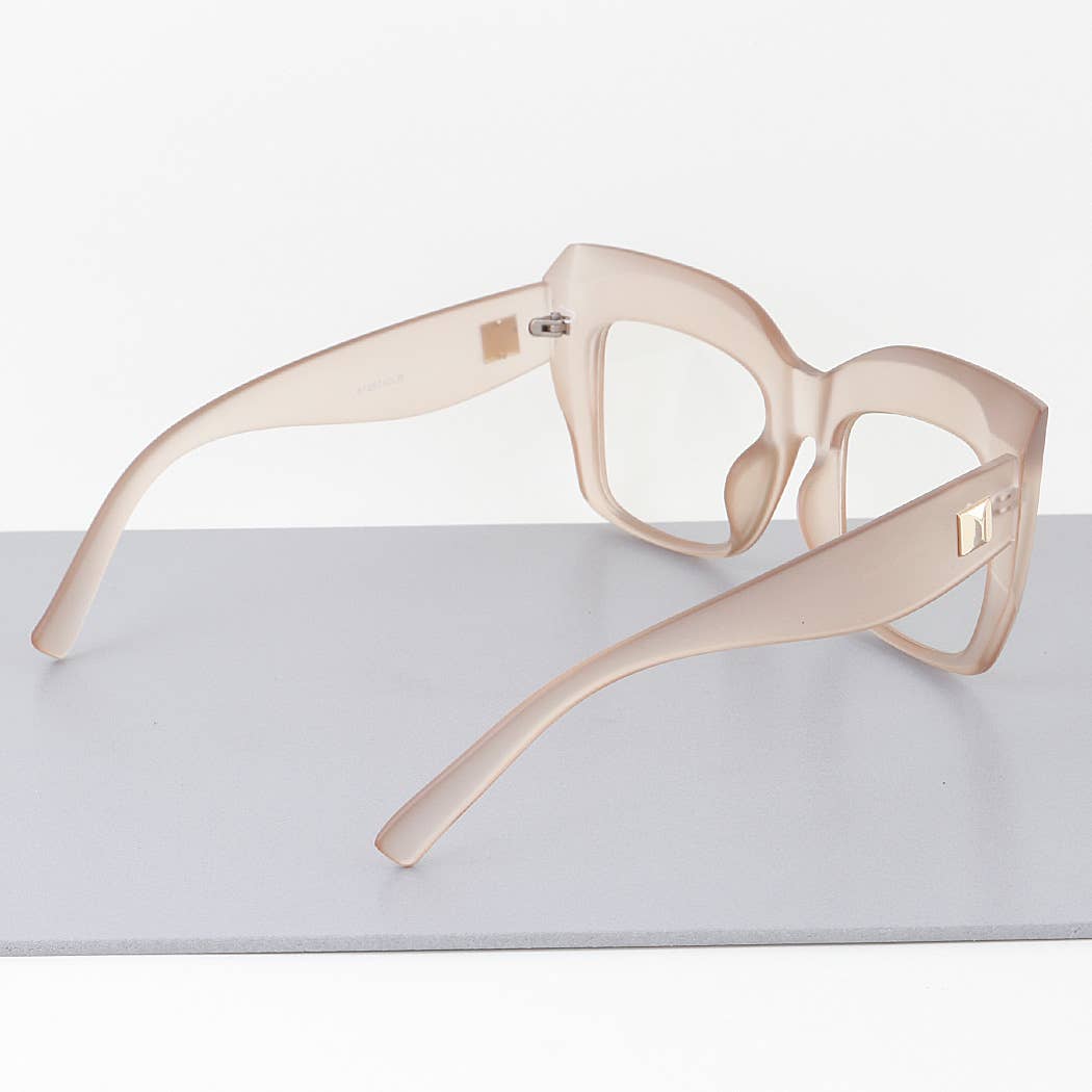 Matte Cateye Optical Glasses