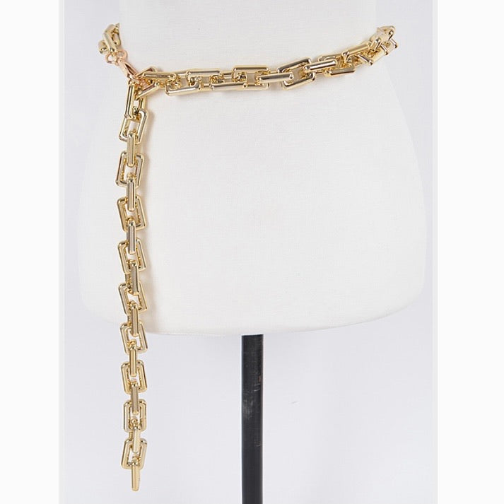 Adjustable Gold Link Belt